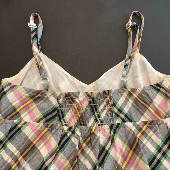 Roxy Plaid Side Pockets Sundress Size M - Picture 5 of 12